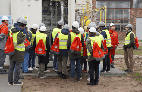 Fig. 2: HySTrAm demonstrator at the Anwil Włocławek ammonia plant.