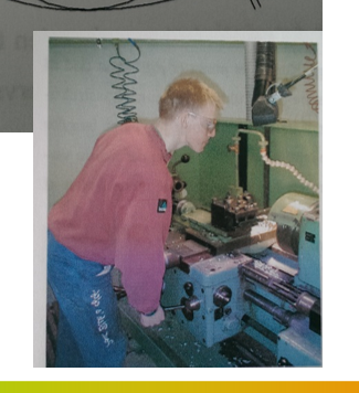 This picture takes us back to Anders's time at HTX, where he worked on a wave energy project and encountered hydraulics for the first time.